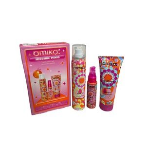 Amika Mission Minis Bestsellers Hair Set Perk 3pc New Open Box